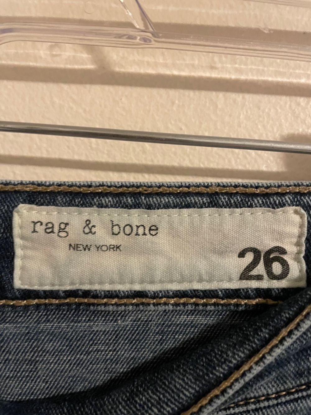 Rag & Bone Sofie‎ High Rise Ankle Ultra Wide Jeans Women’s Size 26 Cuffed Leland - Picture 11 of 14